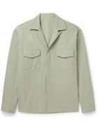 DOPPIAA - Textured-Cotton Overshirt - Green