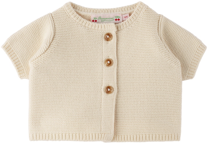 Photo: Bonpoint Baby Off-White Aela Cardigan