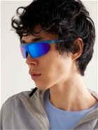 DISTRICT VISION - Koharu Eclipse D-Frame Polycarbonate Mirrored Sunglasses