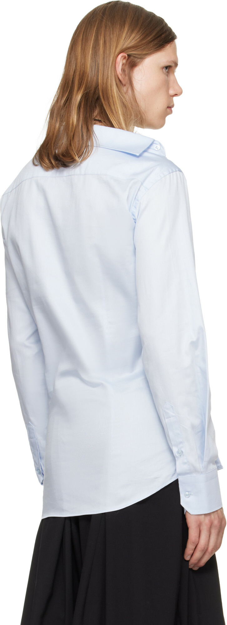 HODAKOVA Blue Asymmetric Shirt
