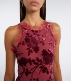Rodarte Floral devoré maxi dress