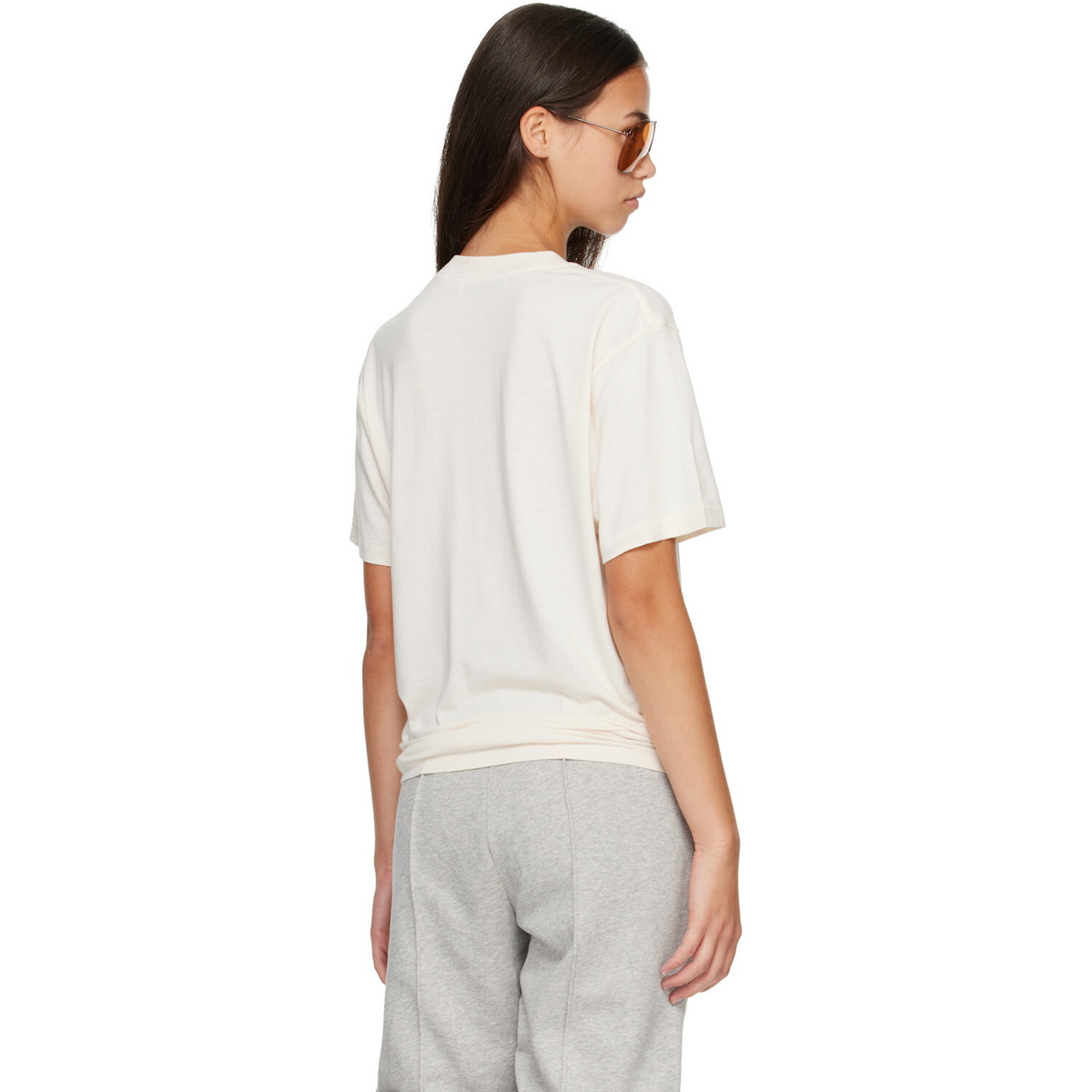 Acne Studios Beige Graphic T-shirt