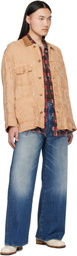 R13 Orange Evelyn Chore Jacket