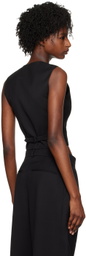 WARDROBE.NYC Black V-Neck Vest