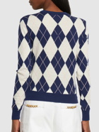 MSGM - Argyle Wool Sweater