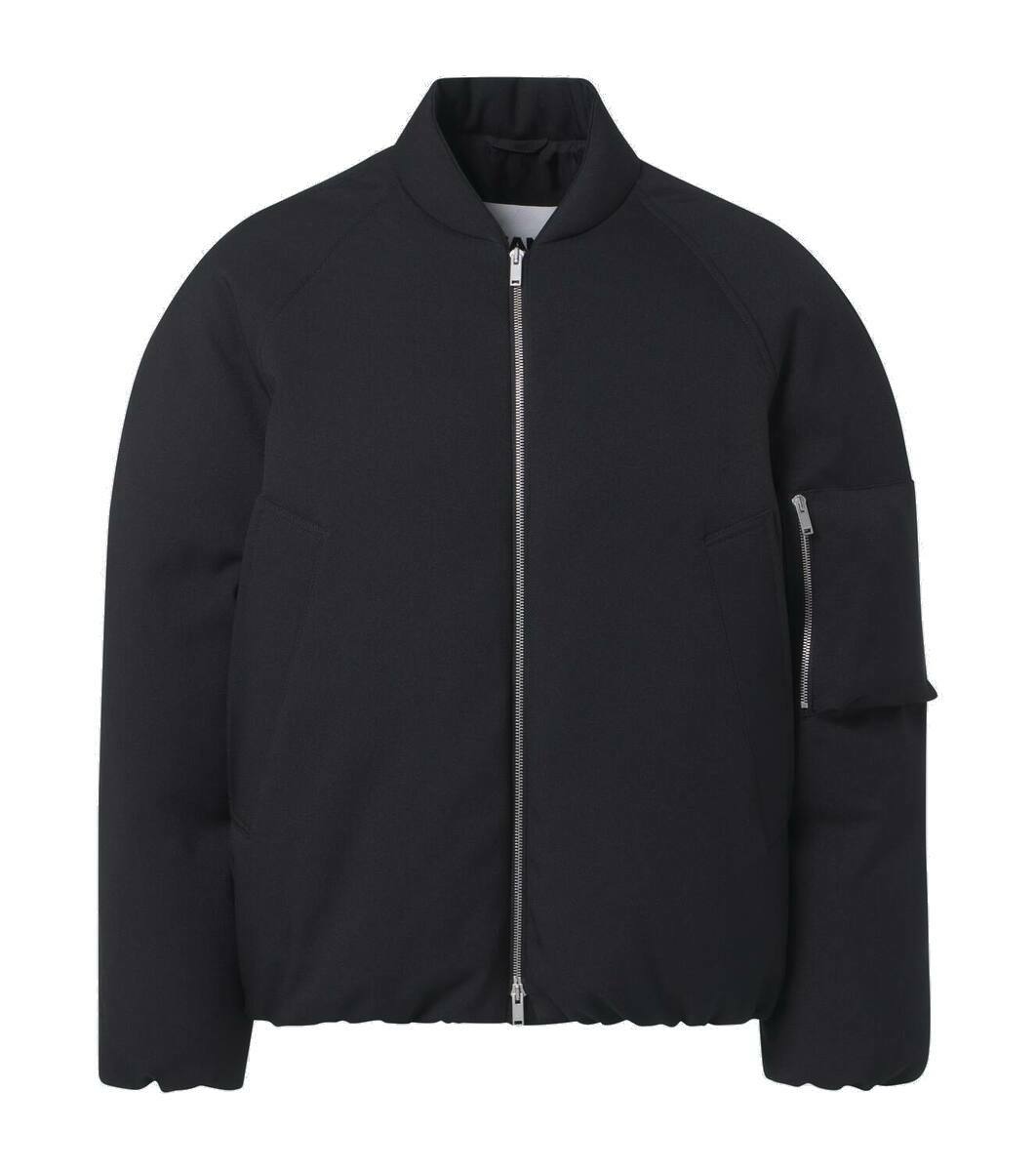 ダウンジャケット・コート Jil Sander Black Gabardine Oversize Down Jacket Jil Sander Oversized gabardine down jacket Jil Sander
