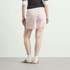 Adidas Women's Firebird Shorts in Sandy Pink/Aurora Coffee