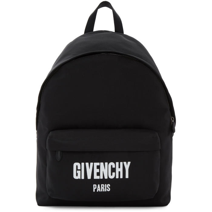 Photo: Givenchy Black Urban Logo Backpack 