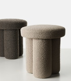 101 Copenhagen Big Foot bouclé stool