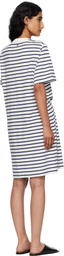 Weekend Max Mara Navy & White Pireo Minidress