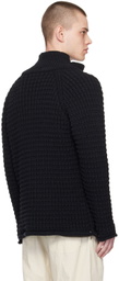 XENIA TELUNTS Black Garun Cardigan