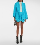 Alanui - Blooming Flowers cotton miniskirt