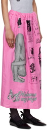 Ashley Williams Pink Executioner Doll Maxi Skirt