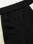 Palm Angels - Haas F1 Straight-Leg Printed Colour-Block Jersey Track Pants - Black