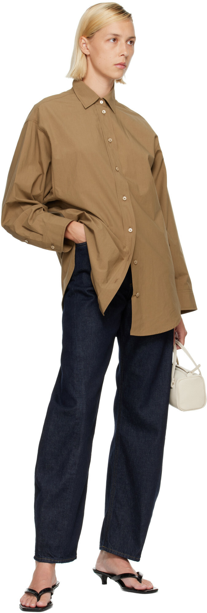 AGOLDE Khaki Sona Shirt