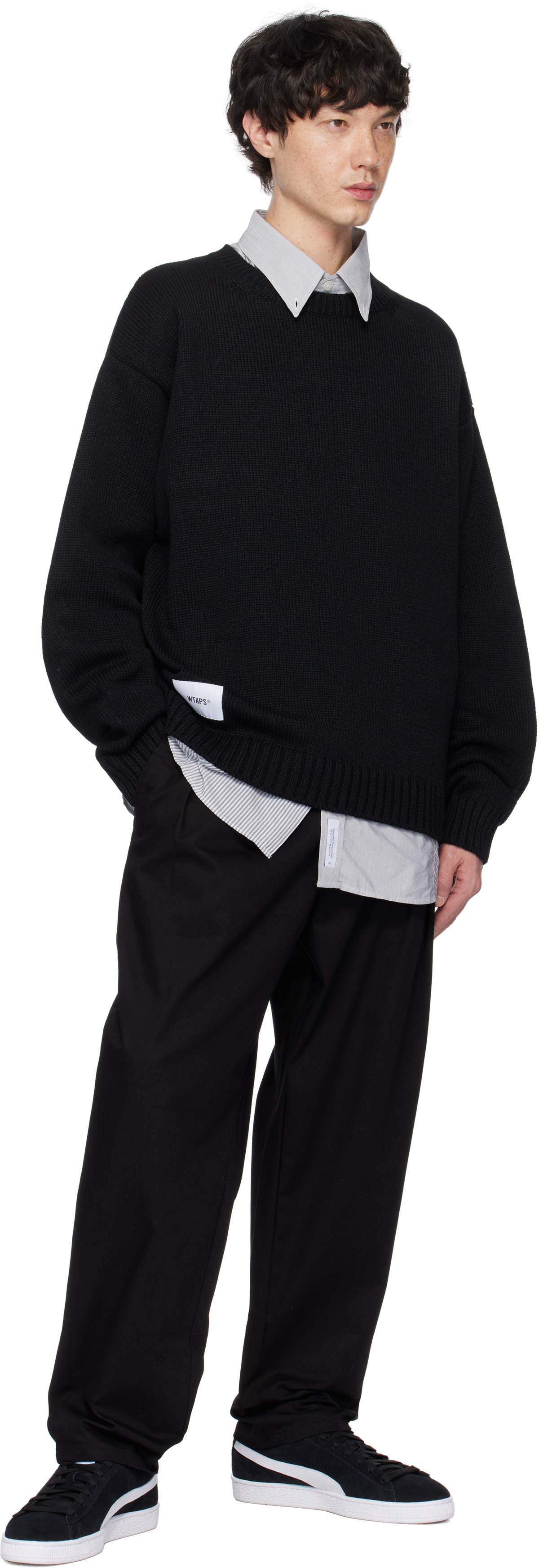 WTAPS Black Duane Sweater WTAPS