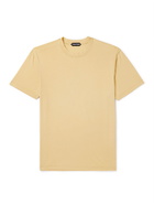 TOM FORD - Lyocell and Cotton-Blend Jersey T-Shirt - Yellow