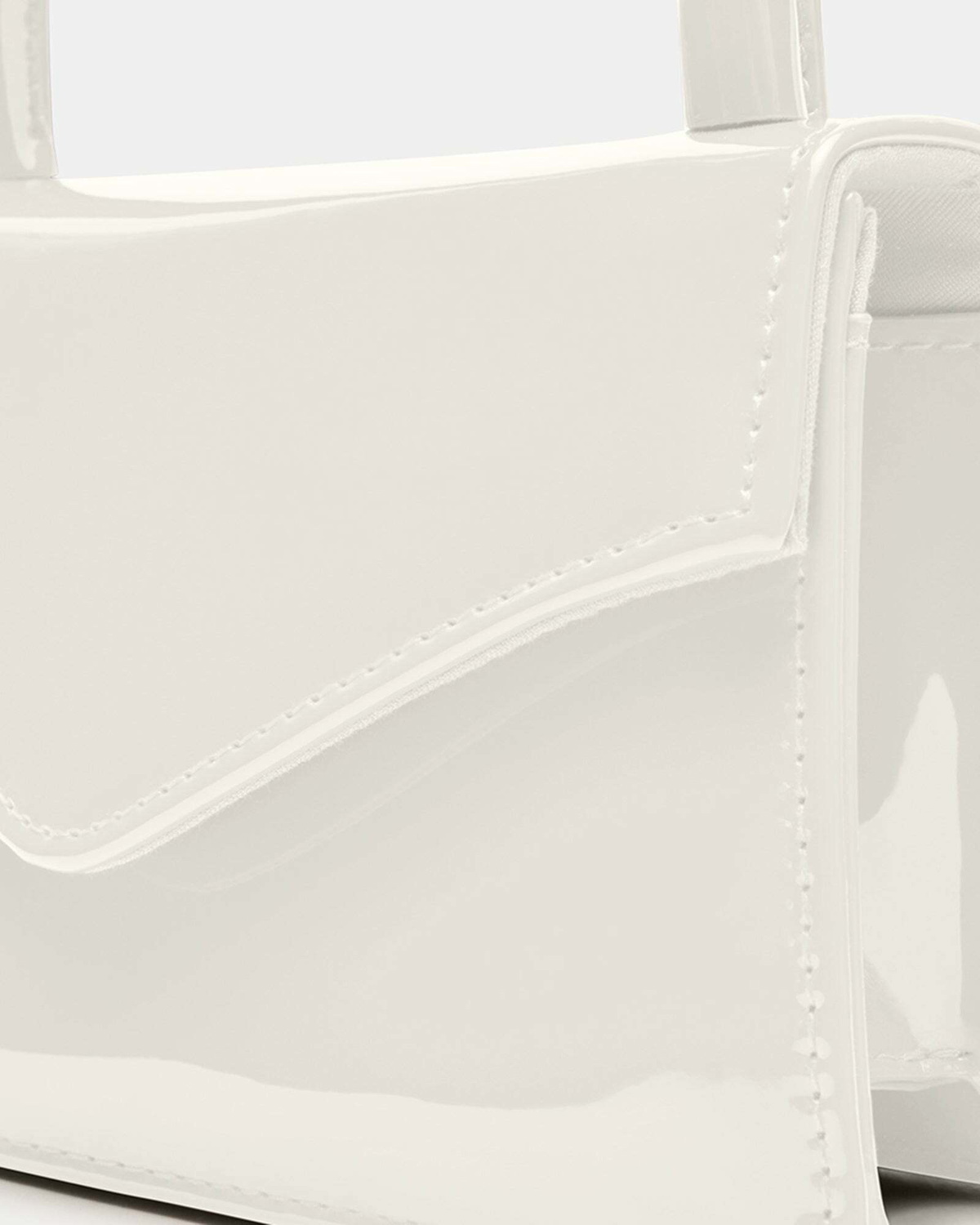 Steve Madden Baminia Bag in White Patent