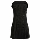 Peachy Den Women's Bardot Tailored Dress in Heavy Lead