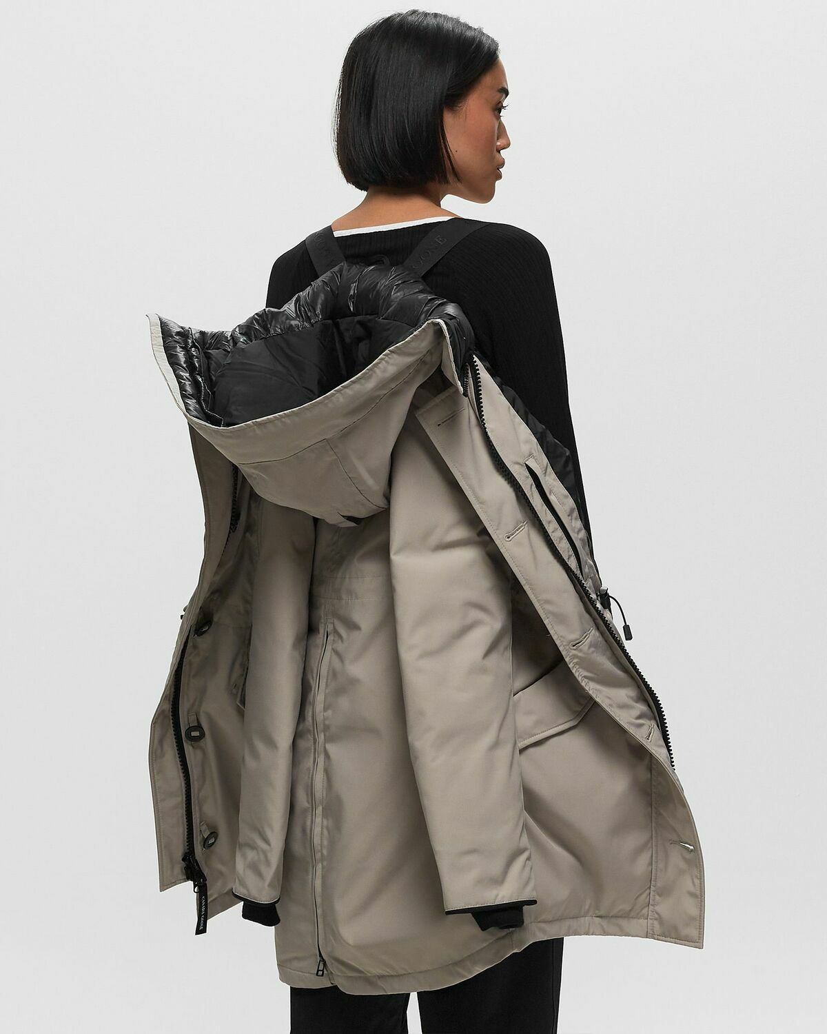 Canada Goose Rossclair Parka Cr Grey Parkas Canada Goose