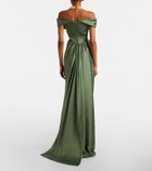 Vivienne Westwood Nova Cocotte draped satin bustier gown