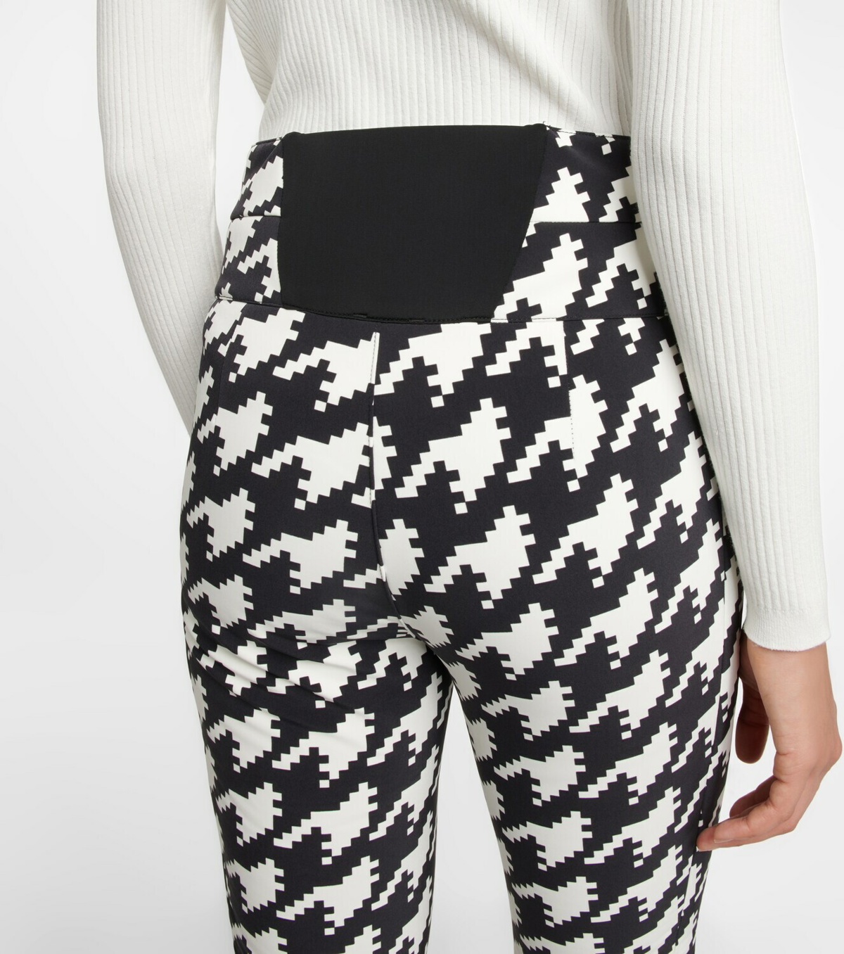 Perfect Moment Aurora houndstooth softshell ski pants Perfect Moment