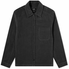 A.P.C. Men's Adrien Moleskin Overshirt in Black