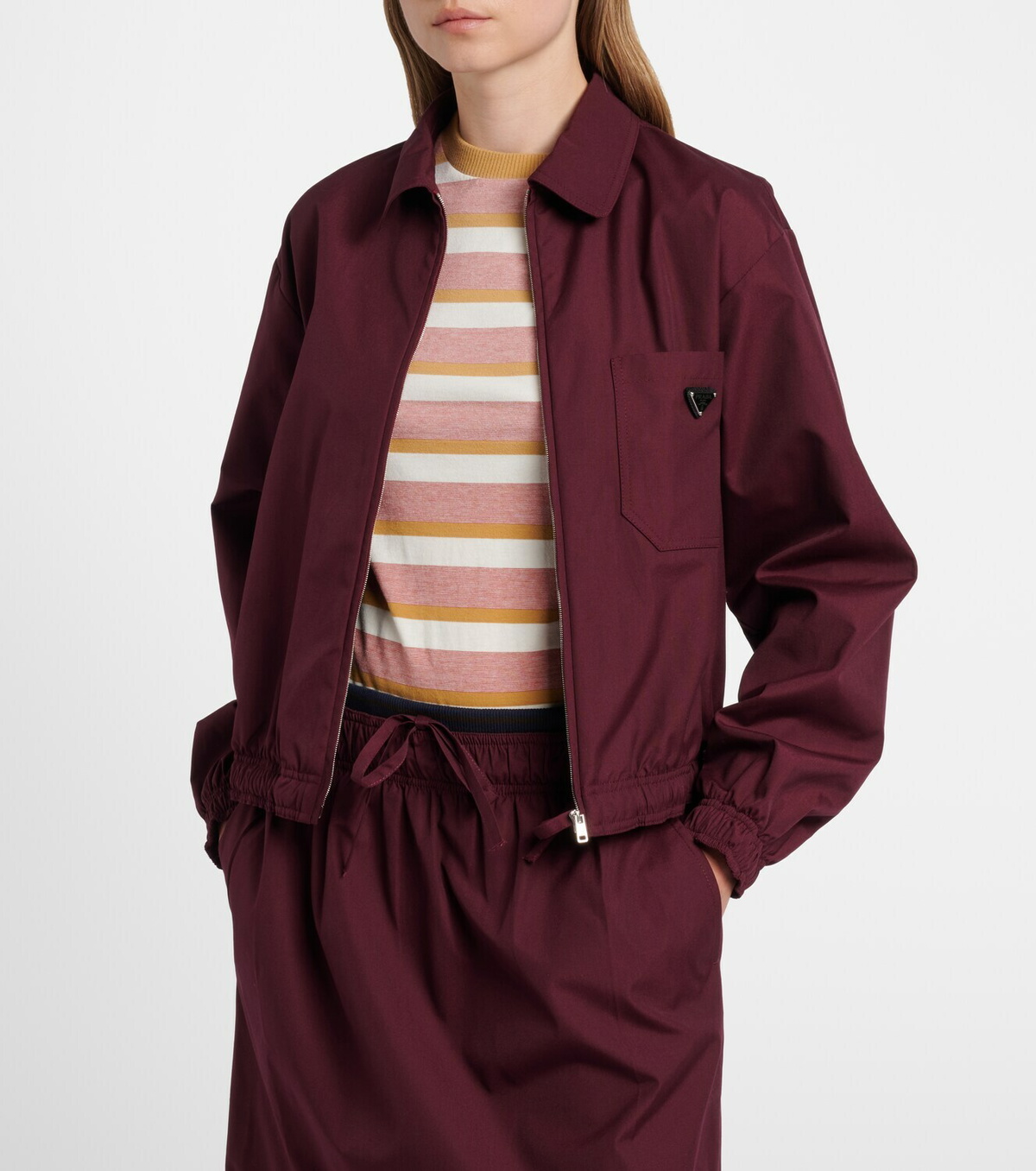 Prada Logo blouson jacket