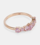 Ileana Makri Rivulet 18kt rose gold ring with sapphires
