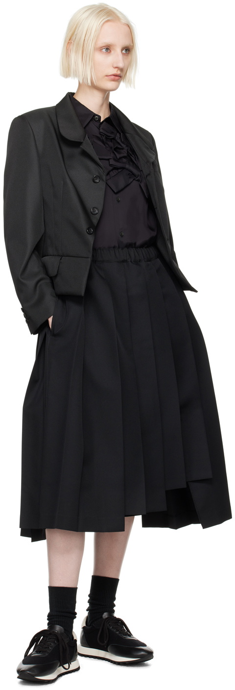 Comme des Garçons Comme des Garçons Black Notched-Lapel Blazer