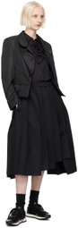 Comme des Garçons Comme des Garçons Black Notched-Lapel Blazer