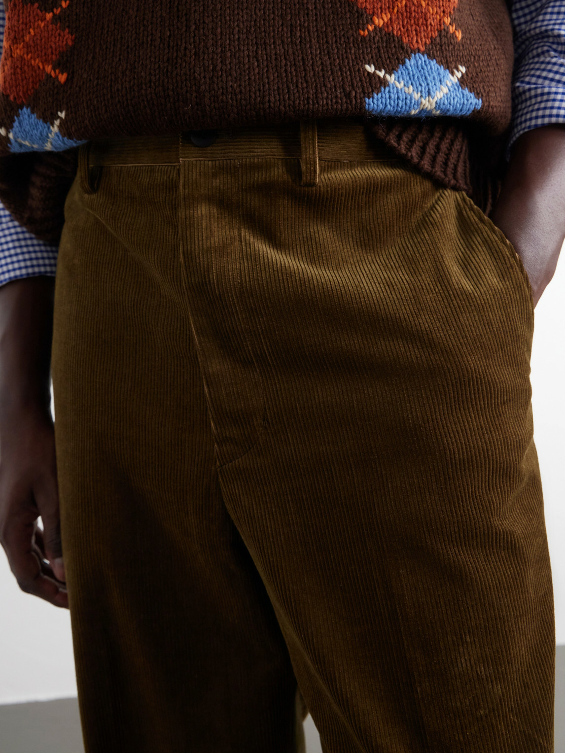 Visvim - Broader Straight-Leg Cotton-Corduroy Trousers - Brown