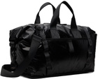 RAINS Black Sibu Weekend Duffle Bag
