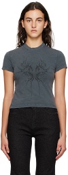 Han Kjobenhavn Gray Butterfly T-Shirt