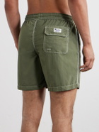 Hartford - Slim-Fit Mid-Length Swim Shorts - Green