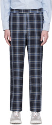 Thom Browne Navy Check Trousers