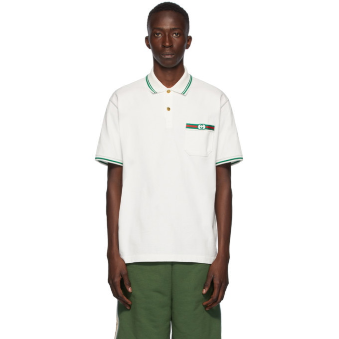 Photo: Gucci White Interlocking G Polo