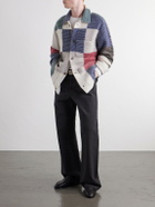 Aimé Leon Dore - Patchwork Intarsia-Knit Wool-Blend Jacket - Multi