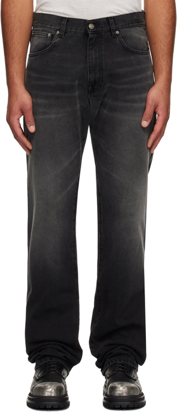 Photo: 424 Black Collection Loose Fivepocket Jeans