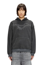 Diesel Hoodie with charm necklace print - Sweaters - Unisex - Grey