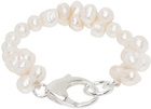 Hatton Labs SSENSE Exclusive White Pearl Bracelet