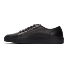 Brioni Black Leather Classic Sneakers