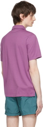 ASPESI Purple Cotton Polo