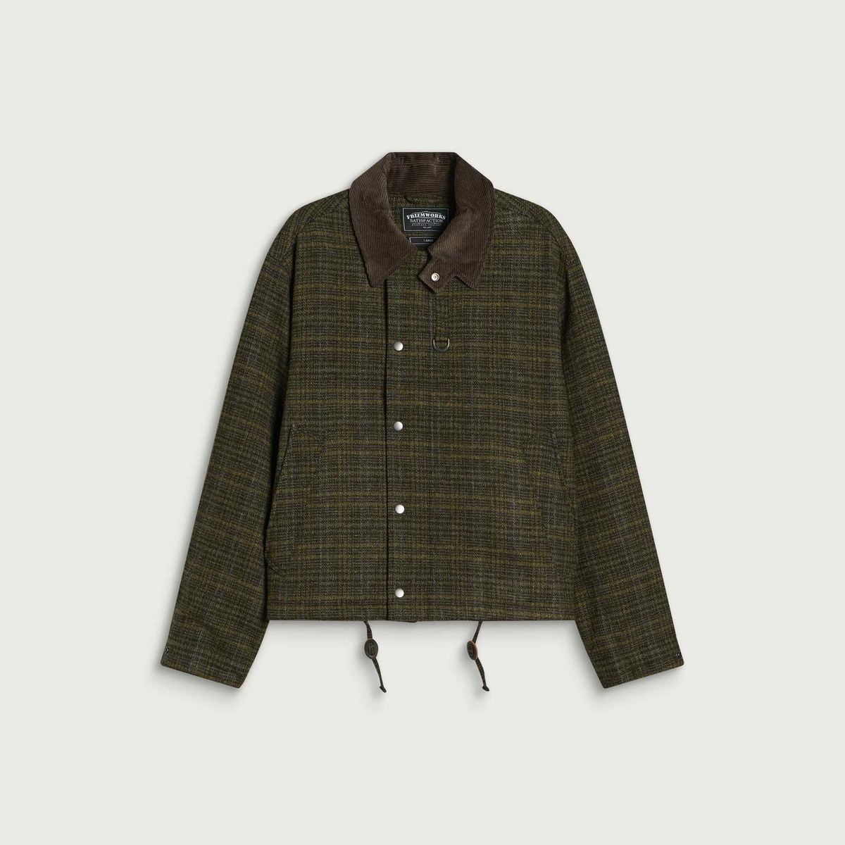FrizmWORKS Men's Wool Heritage Hunting Jacket in Seaweed