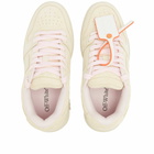 Off-White Men's Out Of Office Suede Sneakers in Biege