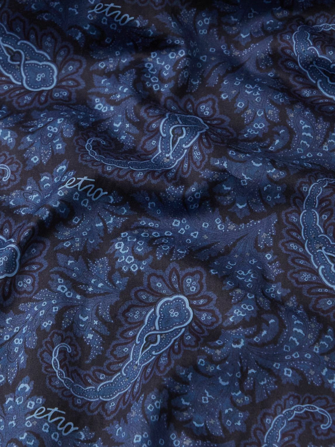 Provencal Paisley Print Cotton Poplin Shirt | Provencal Blue
