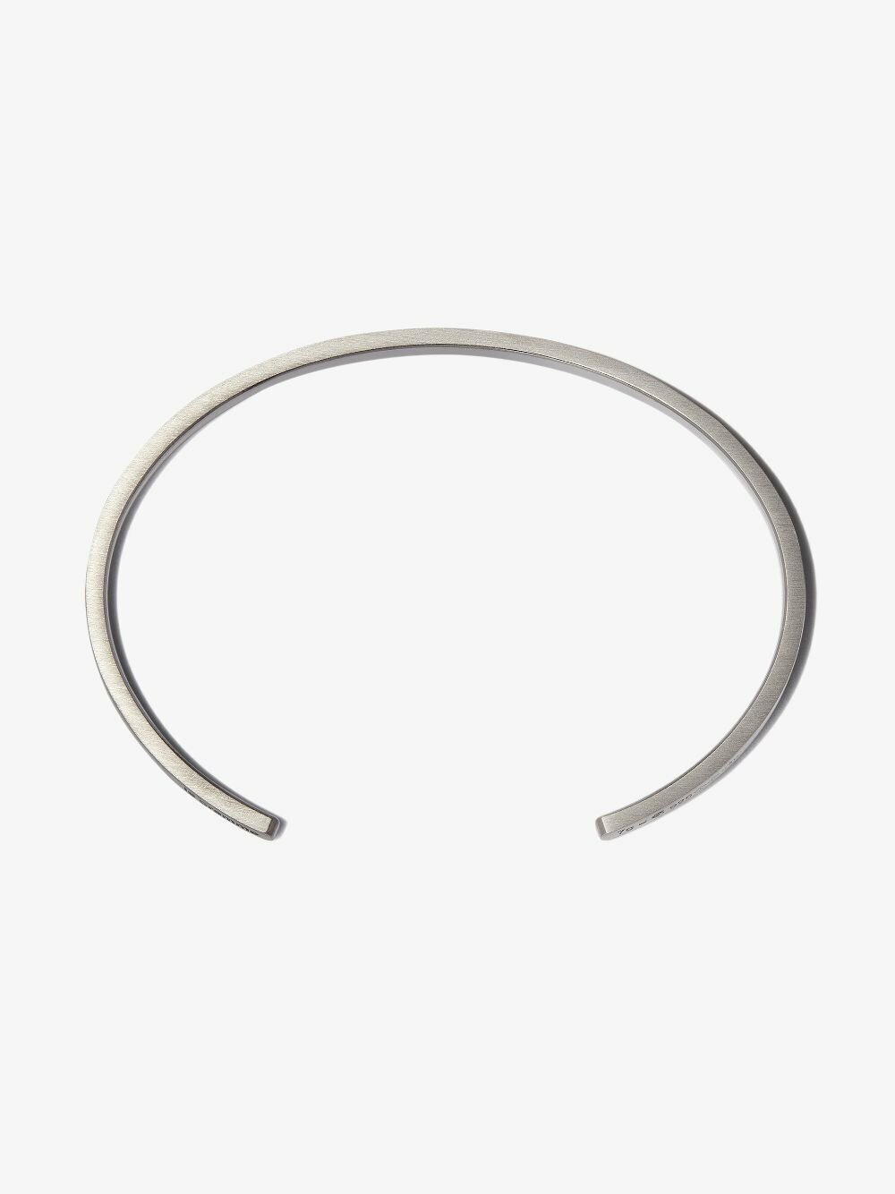 Le Gramme Black Sterling Silver Le 7g Ribbon Bracelet