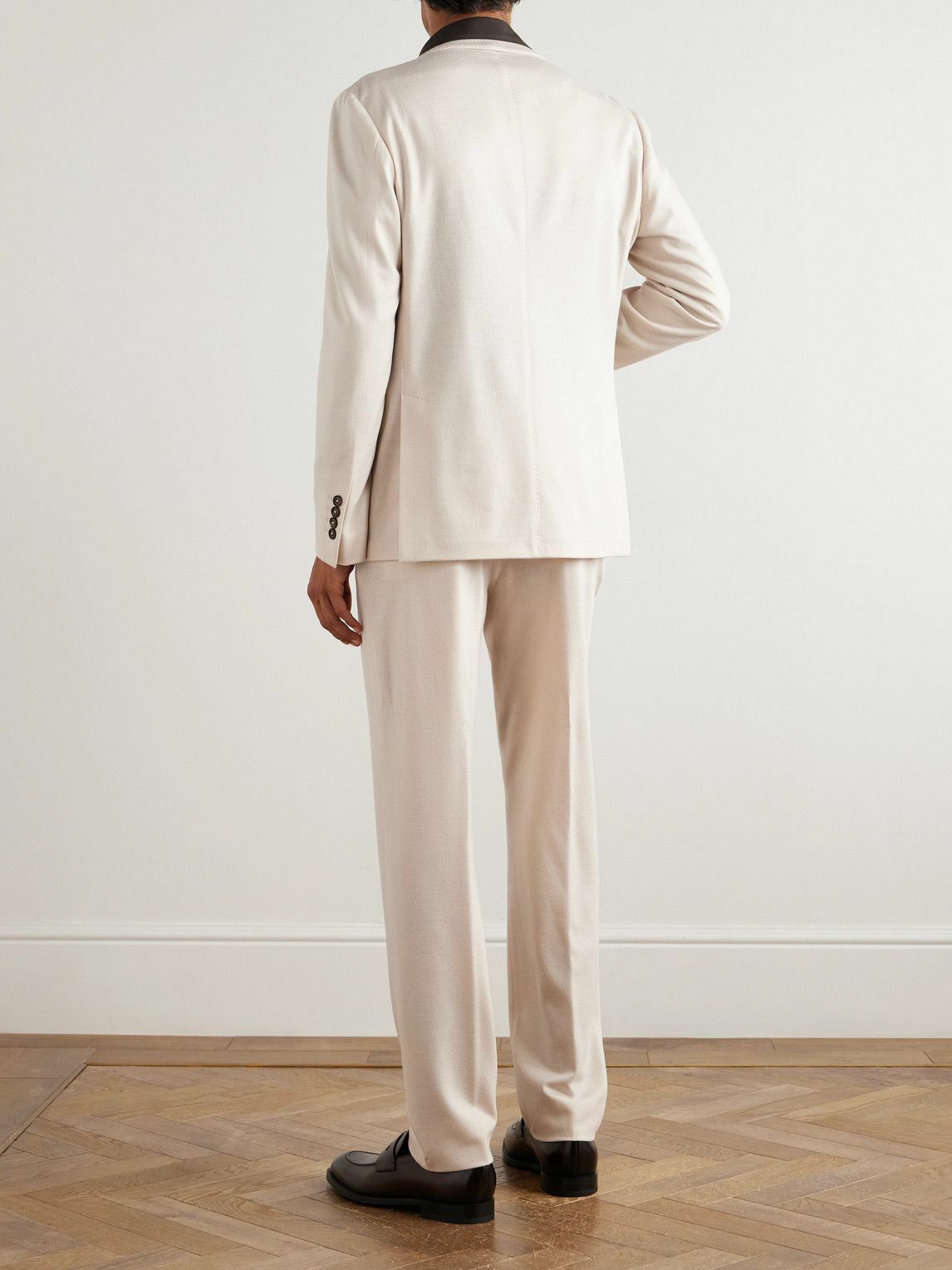 Eleventy - Nested Wool Suit - Neutrals