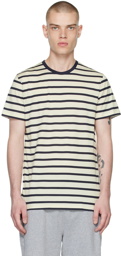 Sunspel Off-White Classic Breton Striped T-Shirt