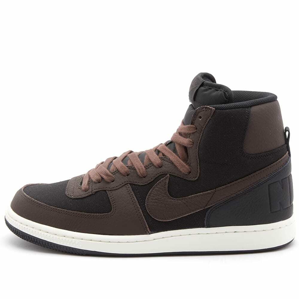 Nike Men's Terminator High SE Sneakers in Black/Velvet Brown Nike